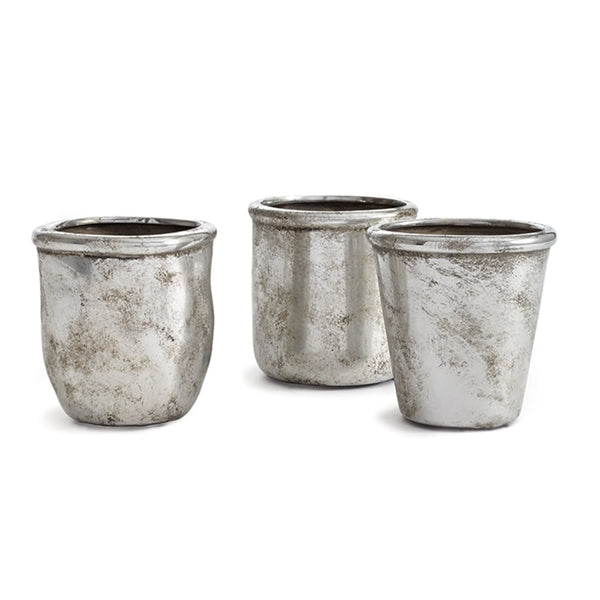 Antibes Large Mini Pots - 4 Pcs/Set of 3 By Napa Home & Garden