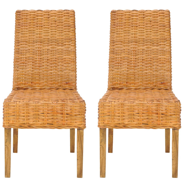 Safavieh Sanibel Rattan Side Chair - Set Of 2 | Dining Chairs | Modishstore - 2