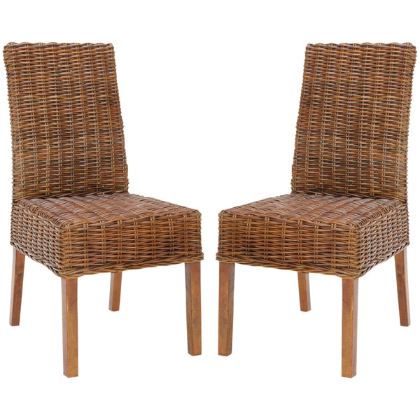 Safavieh Sanibel Rattan Side Chair - Set Of 2 | Dining Chairs | Modishstore - 6