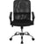 Mid-Back Black Mesh Swivel Task Office Chair With Lumbar Support Band And Arms By Flash Furniture | Office Chairs | Modishstore - 4