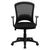 Mid-Back Designer Black Mesh Swivel Task Office Chair With Arms By Flash Furniture | Office Chairs | Modishstore - 4