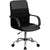 Mid-Back Black Leathersoft And Mesh Swivel Task Office Chair With Arms By Flash Furniture | Office Chairs | Modishstore