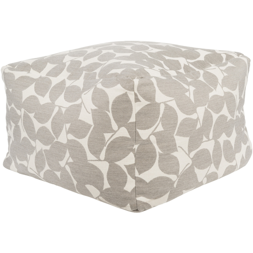 Surya Magnolia Cube Pouf - Floral - MGPF-001 | Poufs | Modishstore-3