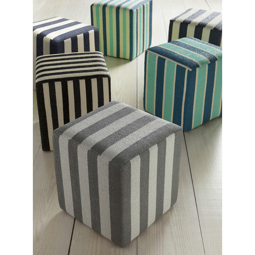 Surya Picnic Cube Pouf - Geometric - PCPF-007 | Poufs | Modishstore-2