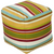 Surya Poufs Cube Pouf - Stripes - POUF-113 | Poufs | Modishstore-2