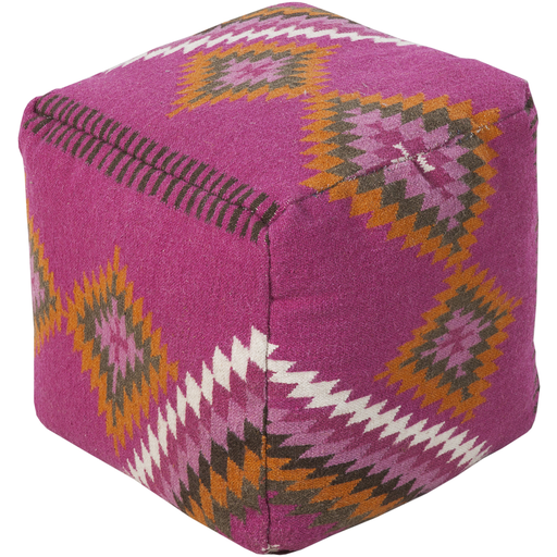 Surya Poufs Cube Pouf - Southwest - POUF-199 | Poufs | Modishstore-4