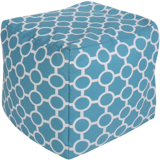 Surya Poufs Cube Pouf - Coastal - POUF-272 | Poufs | Modishstore-2