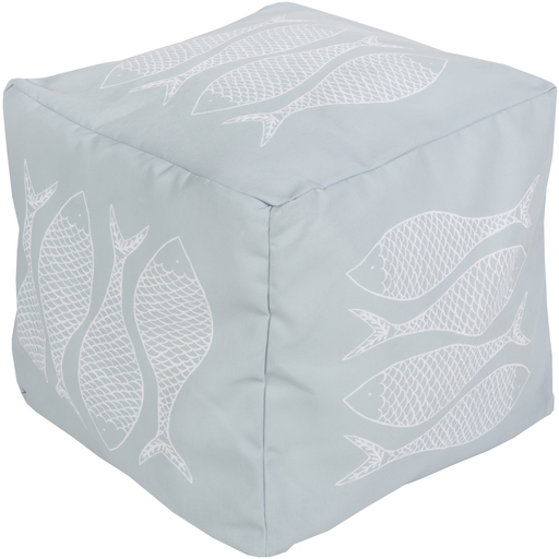 Surya Poufs Cube Pouf - Coastal - POUF-275 | Poufs | Modishstore-5