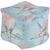 Surya Poufs Cube Pouf - Coastal - POUF-290 | Poufs | Modishstore