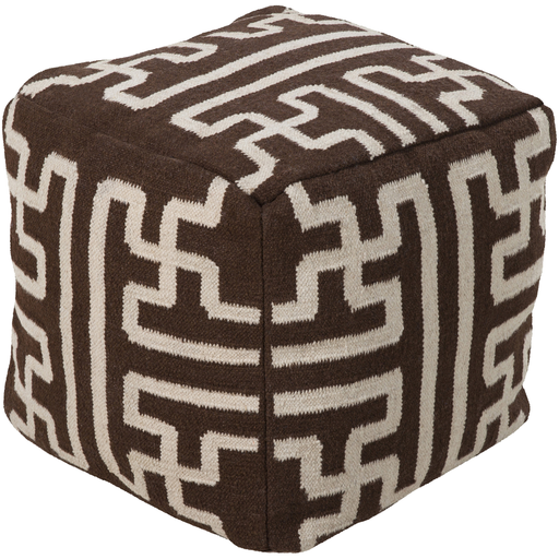 Surya Poufs Cube Pouf - Geometric | Poufs | Modishstore-4