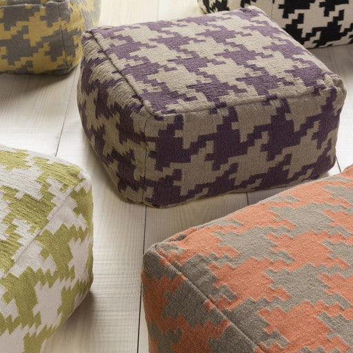 Surya Poufs Cube Pouf - Geometric - POUF-170 | Poufs | Modishstore-9