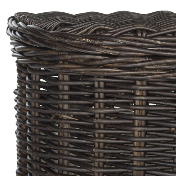 Safavieh Manzu Wicker Hamper | Bins, Baskets & Buckets |  Modishstore  - 4