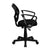 Low Back Black Mesh Swivel Task Office Chair With Curved Square Back And Arms By Flash Furniture | Office Chairs | Modishstore - 2