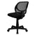 Low Back Black Mesh Swivel Task Office Chair With Curved Square Back By Flash Furniture | Office Chairs | Modishstore - 3