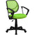 Low Back Green Mesh Swivel Task Office Chair With Arms By Flash Furniture | Office Chairs | Modishstore