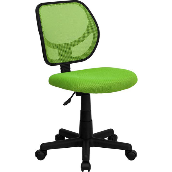 Low Back Green Mesh Swivel Task Office Chair By Flash Furniture | Office Chairs | Modishstore