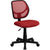 Low Back Red Mesh Swivel Task Office Chair By Flash Furniture | Office Chairs | Modishstore