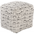 Surya Wax That Stache Cube Pouf - Novelty - WSPF-001 | Poufs | Modishstore-2